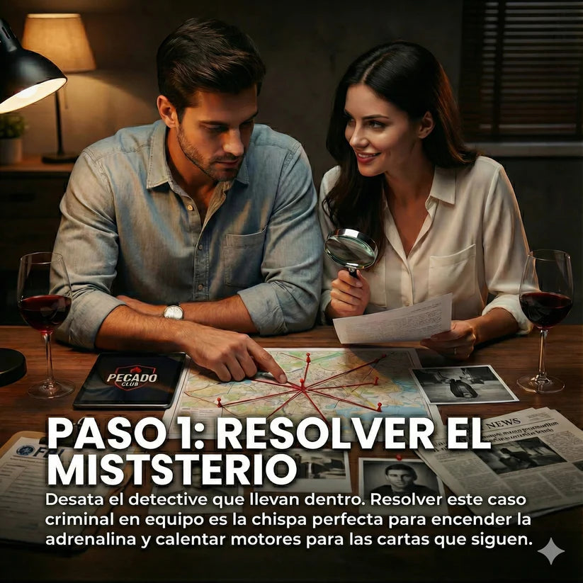 6×1 para Parejas - Cartas para la previa | cartas para la acción | 4 casos criminales REALES.